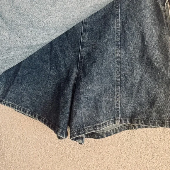 NWT Vigoss Denim Faux‎ Wrap Skort SEE DESCRIPTION - Picture 5 of 7